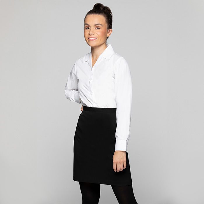 Revere collar school blouse