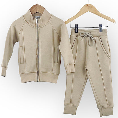 Pintuck tracksuit