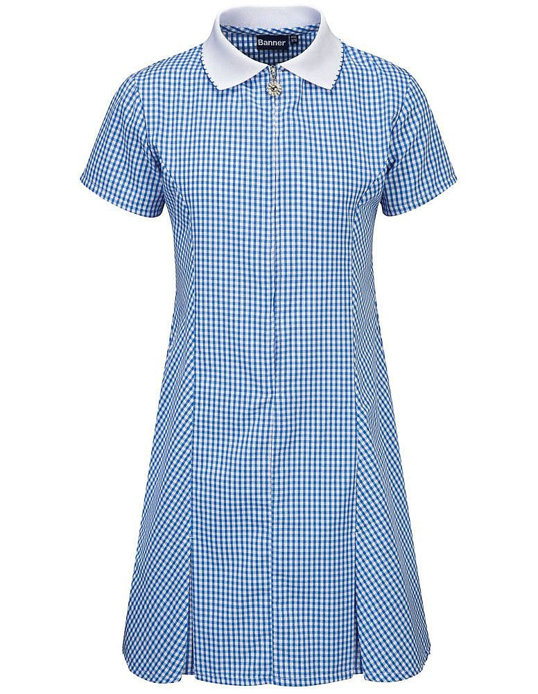 School check summer dress