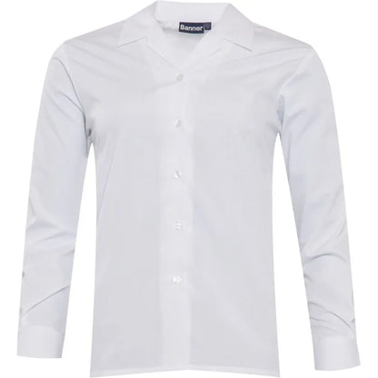 Revere collar school blouse