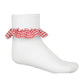 Frilly ankle socks