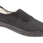 Gusset Velcro plimsole